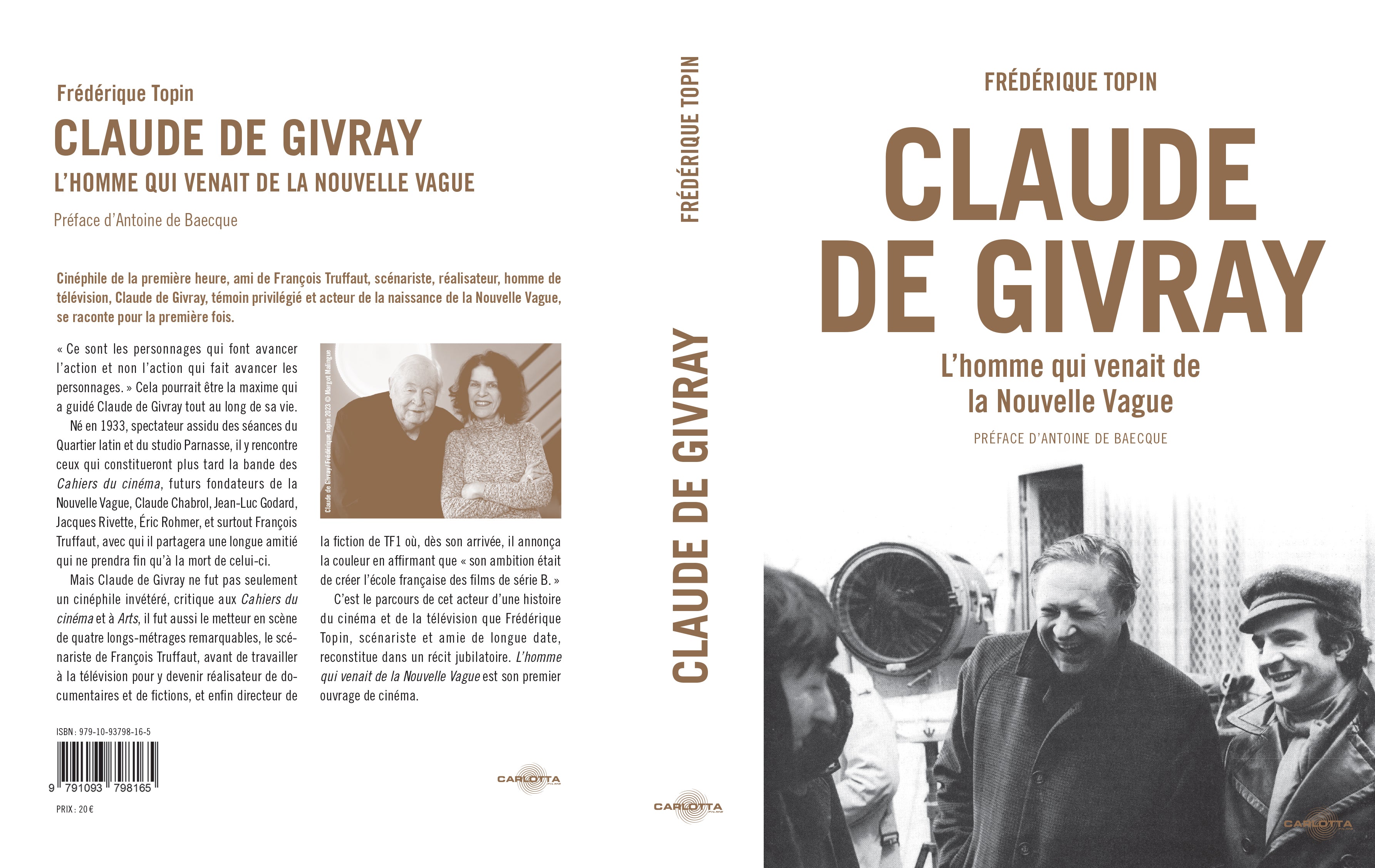 Claude de Givray, l'homme qui venait de la Nouvelle vague de Frédérique Topin - Livre