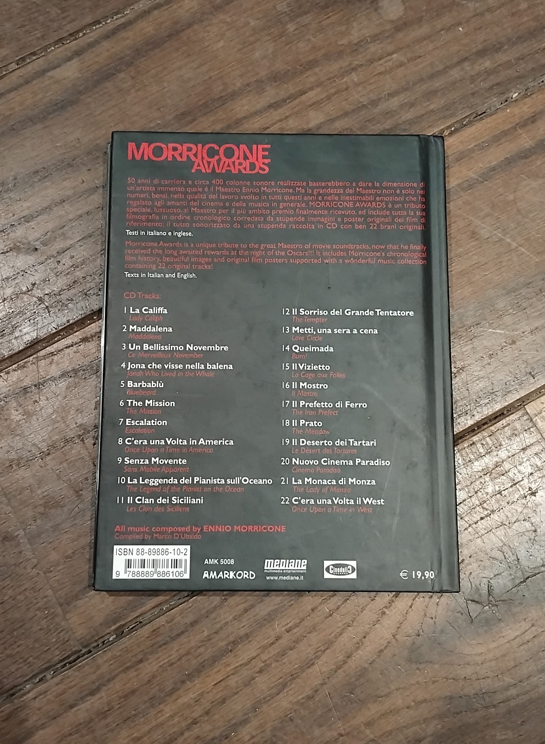 CD Morricone Awards Soundtracks