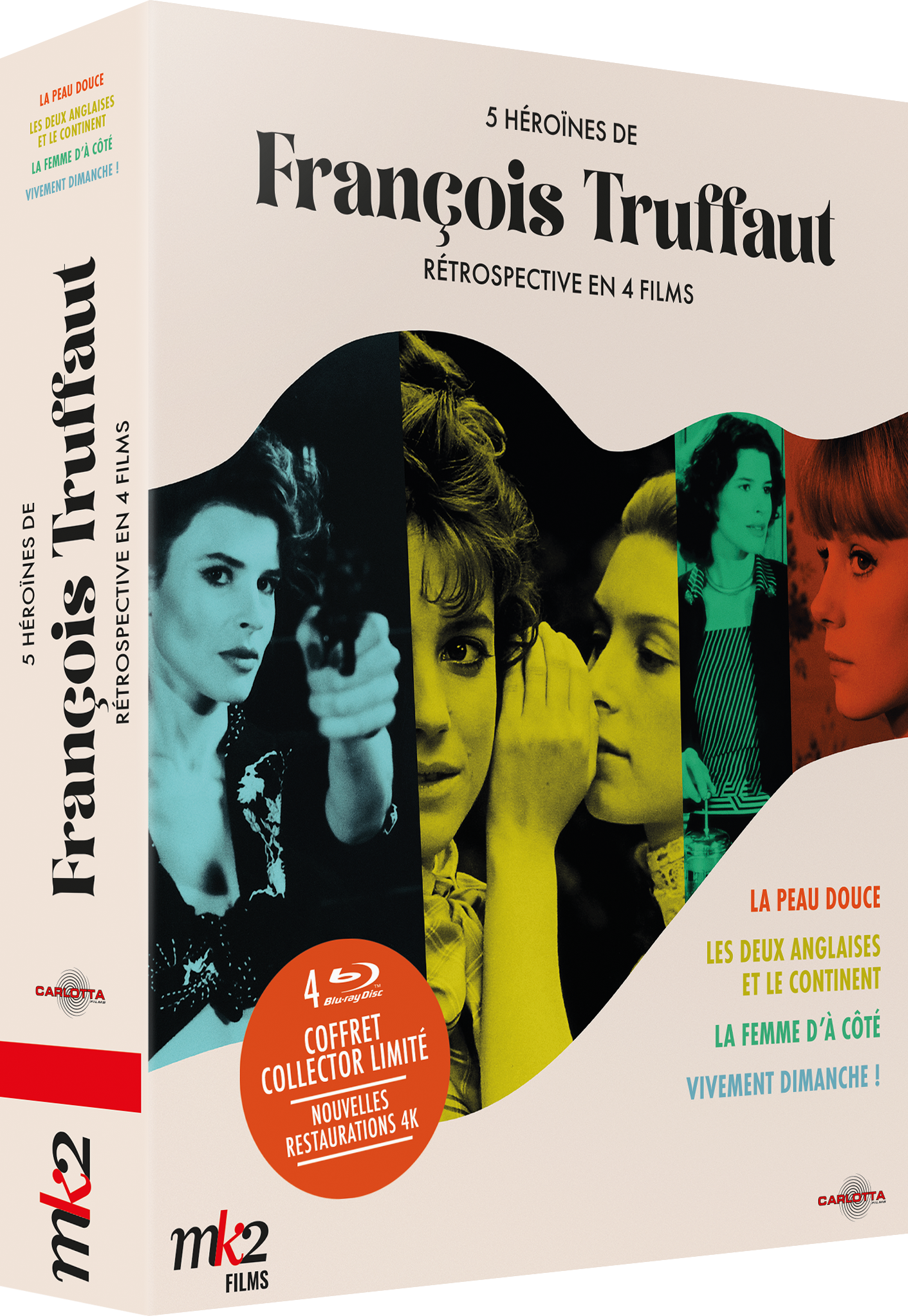 Coffret 5 Héroïnes de François Truffaut