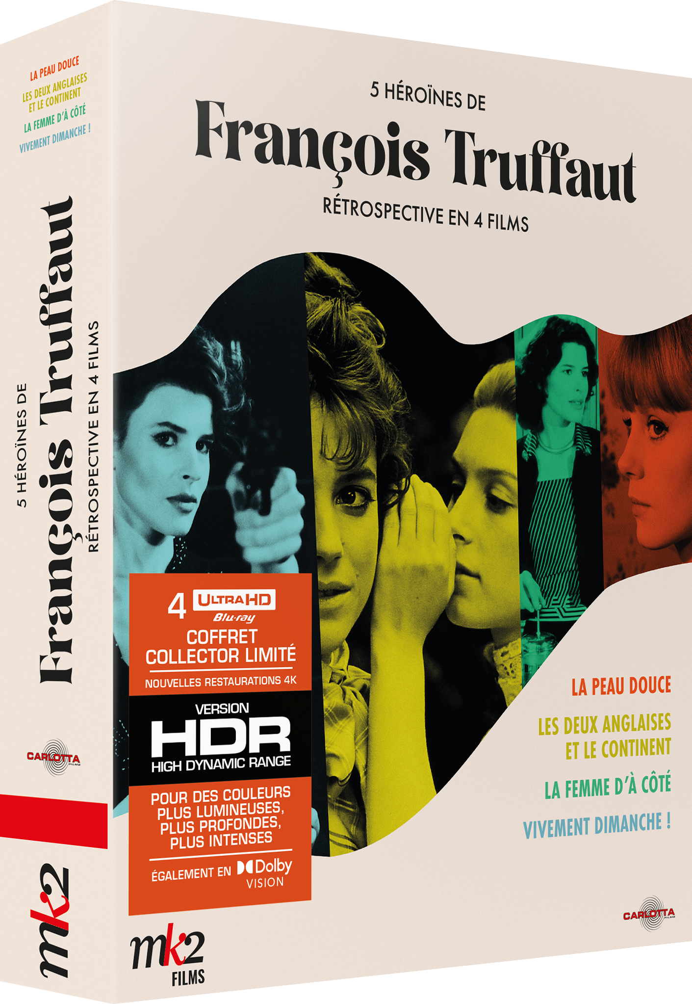 Coffret 5 Héroïnes de François Truffaut