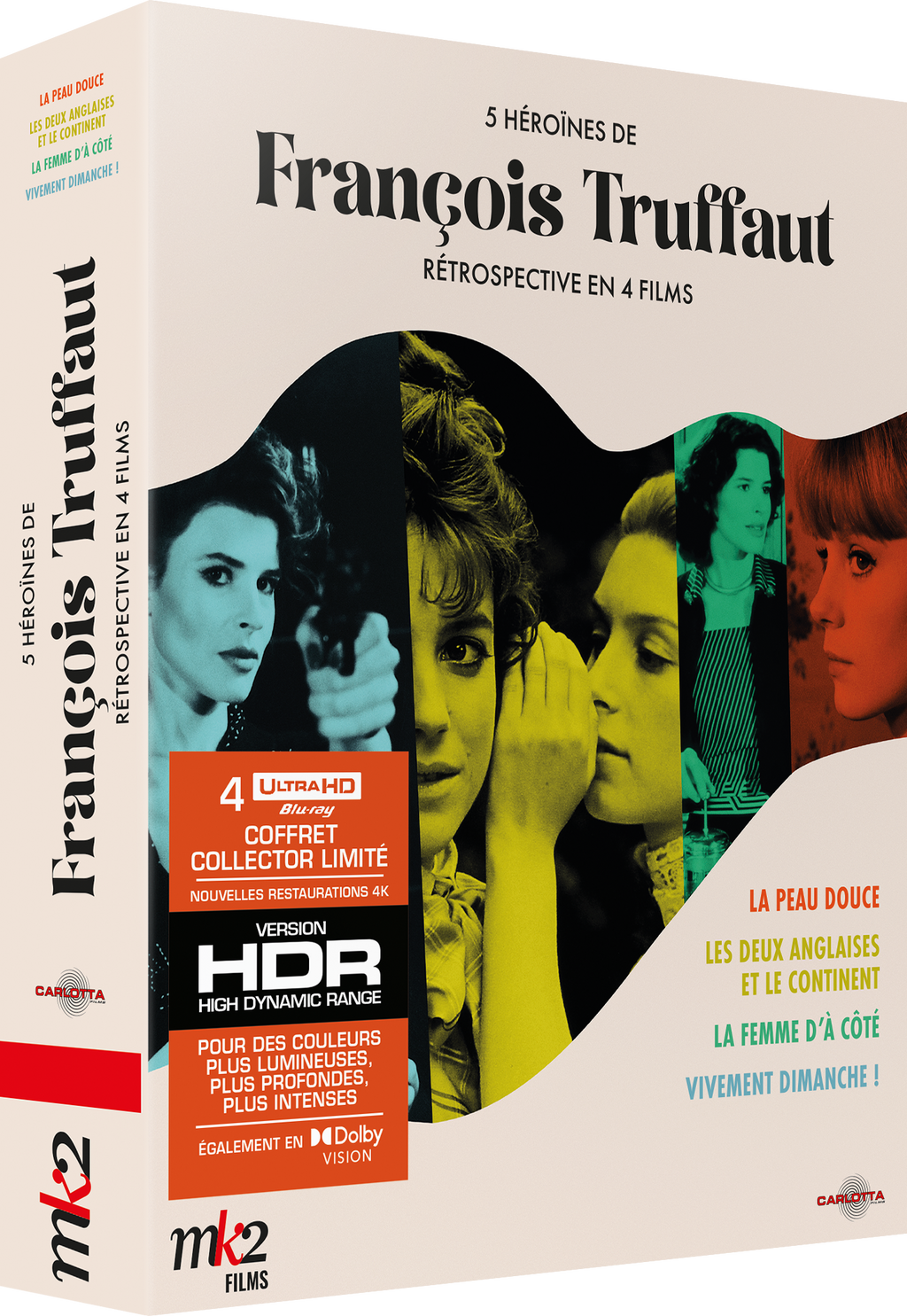 Coffret 5 Héroïnes de François Truffaut