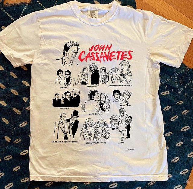 John Cassavetes - T-shirt Collector par Nathan Gelgud