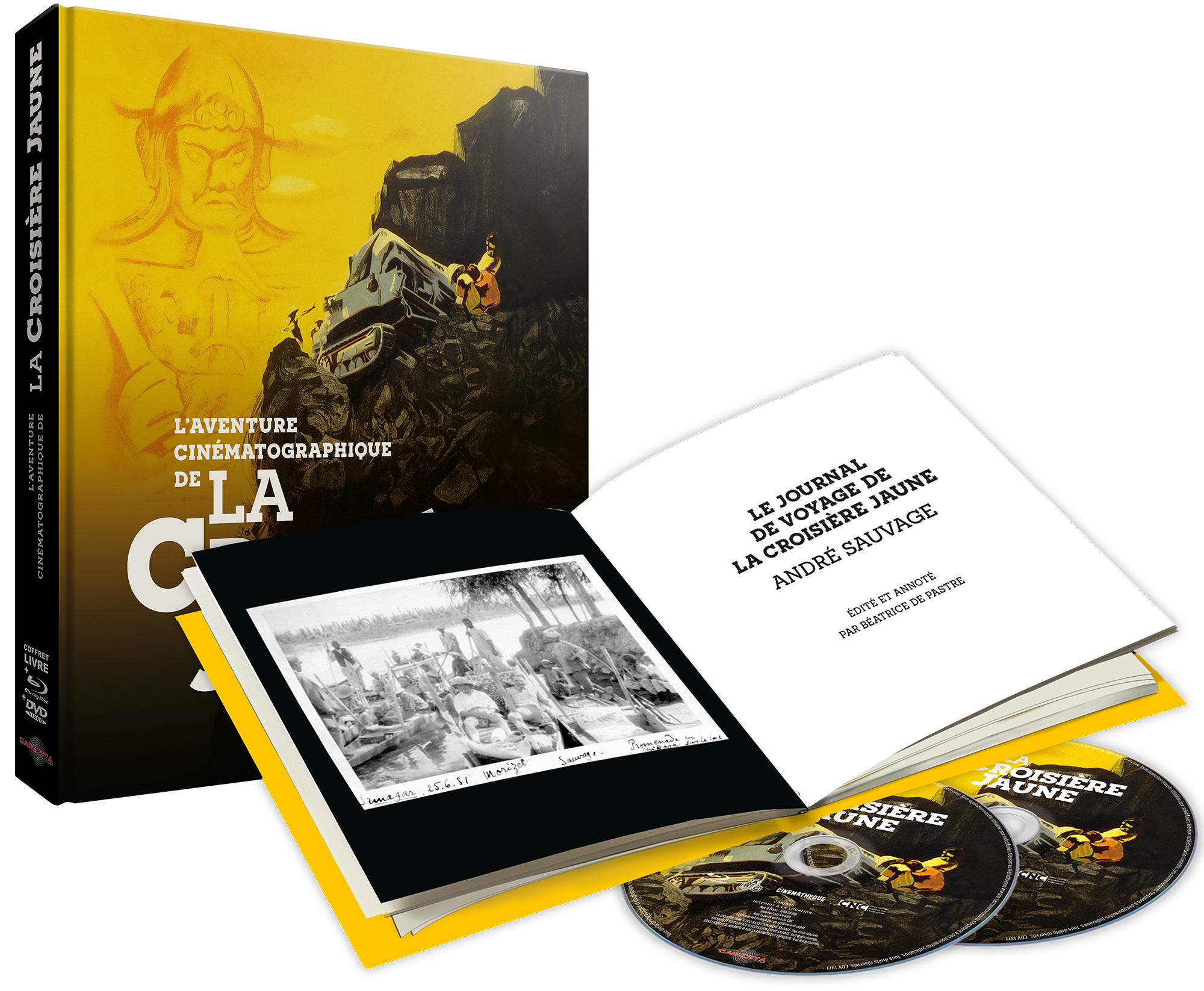 L'Aventure cinématographique de La Croisière jaune Blu-ray + DVD + Livre