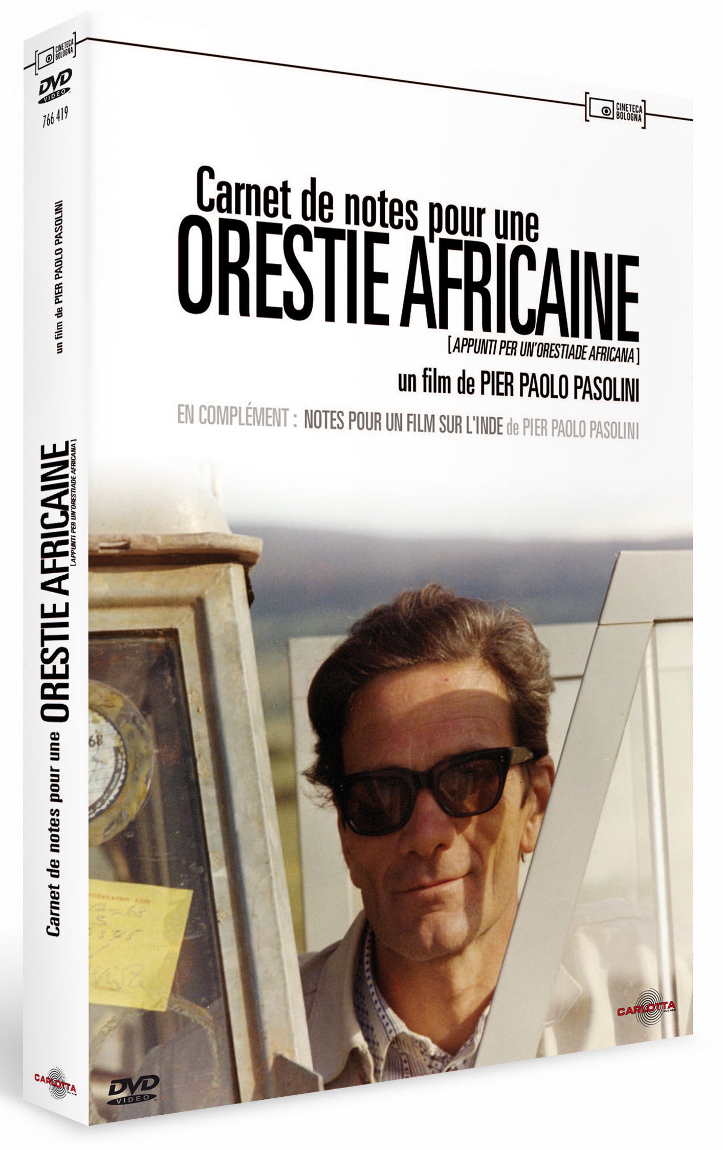 Carnet de notes pour une orestie africaine de Pier Paolo Pasolini - DVD - Carlotta Films - La Boutique
