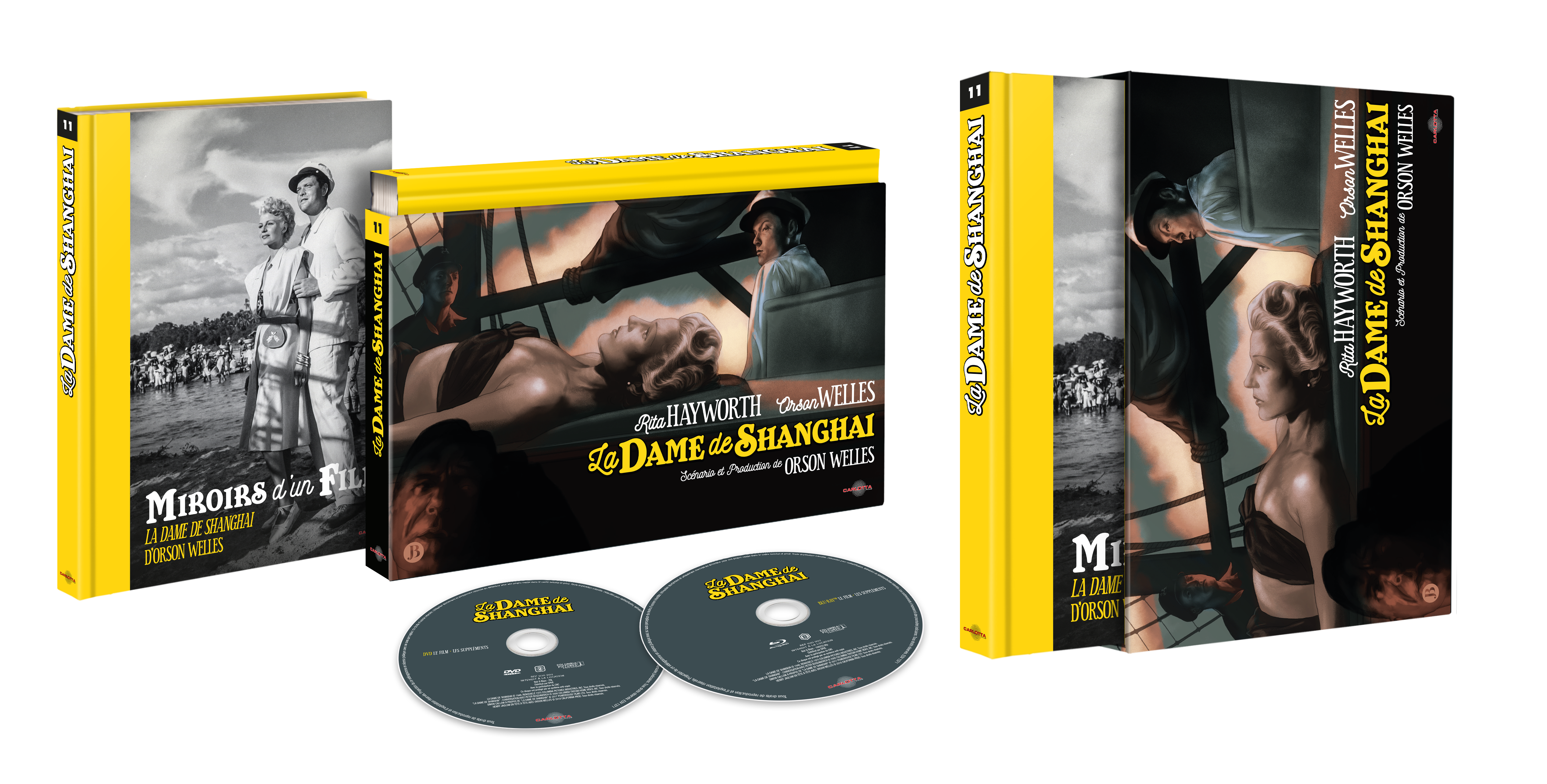 La Dame de Shanghai - Coffret Ultra Collector 11 - Blu-ray + DVD + Livre - Carlotta Films - La Boutique
