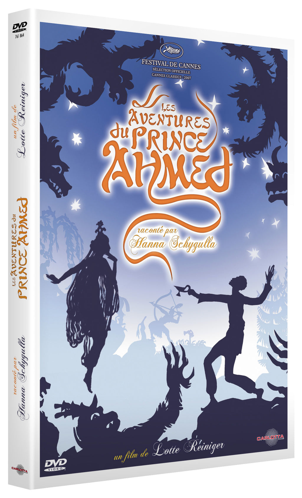 Les Aventures du prince Ahmed de Lotte Reiniger - DVD - Carlotta Films - La Boutique
