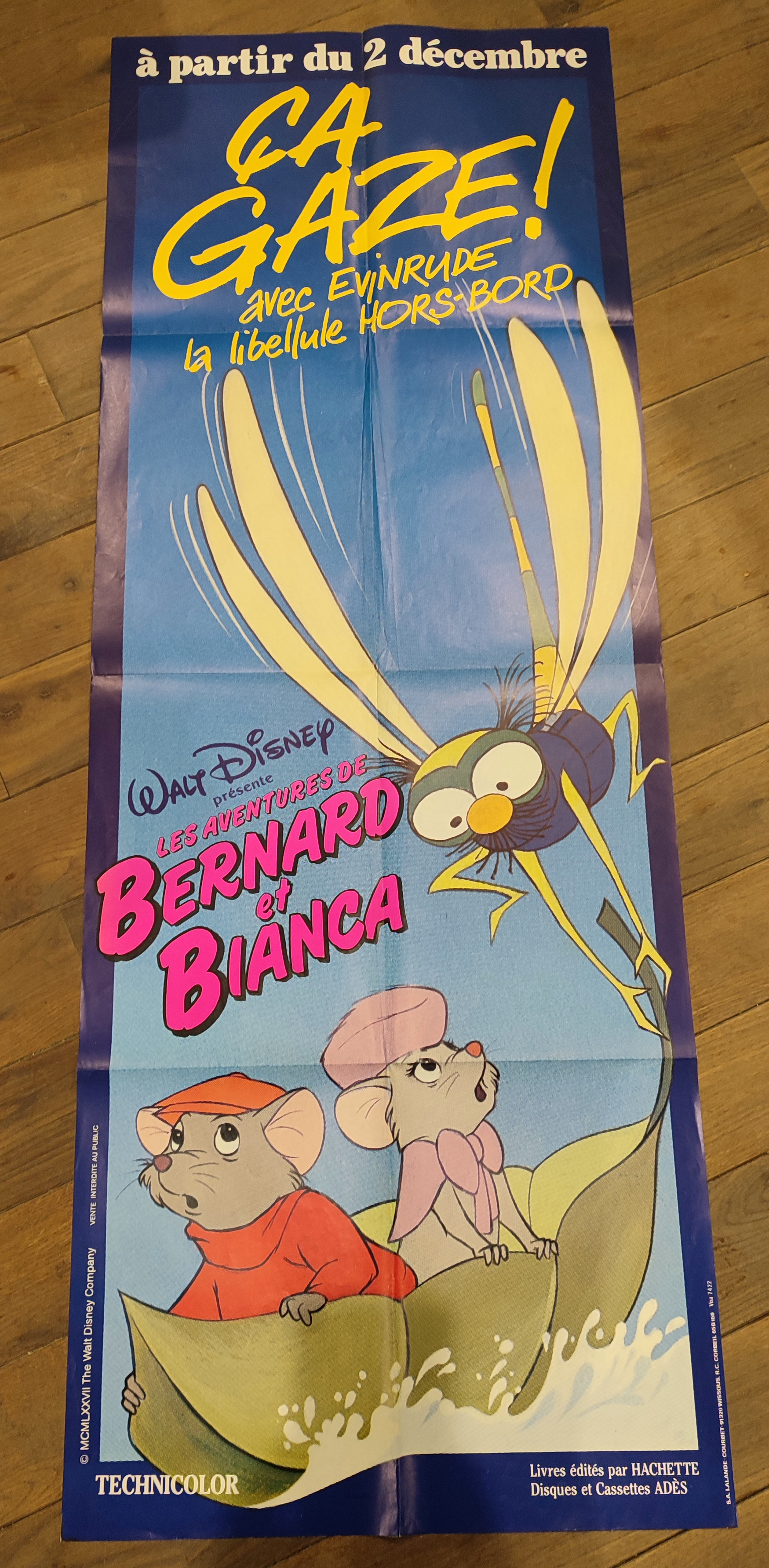 Affiche Les Aventures de Bernard et Bianca