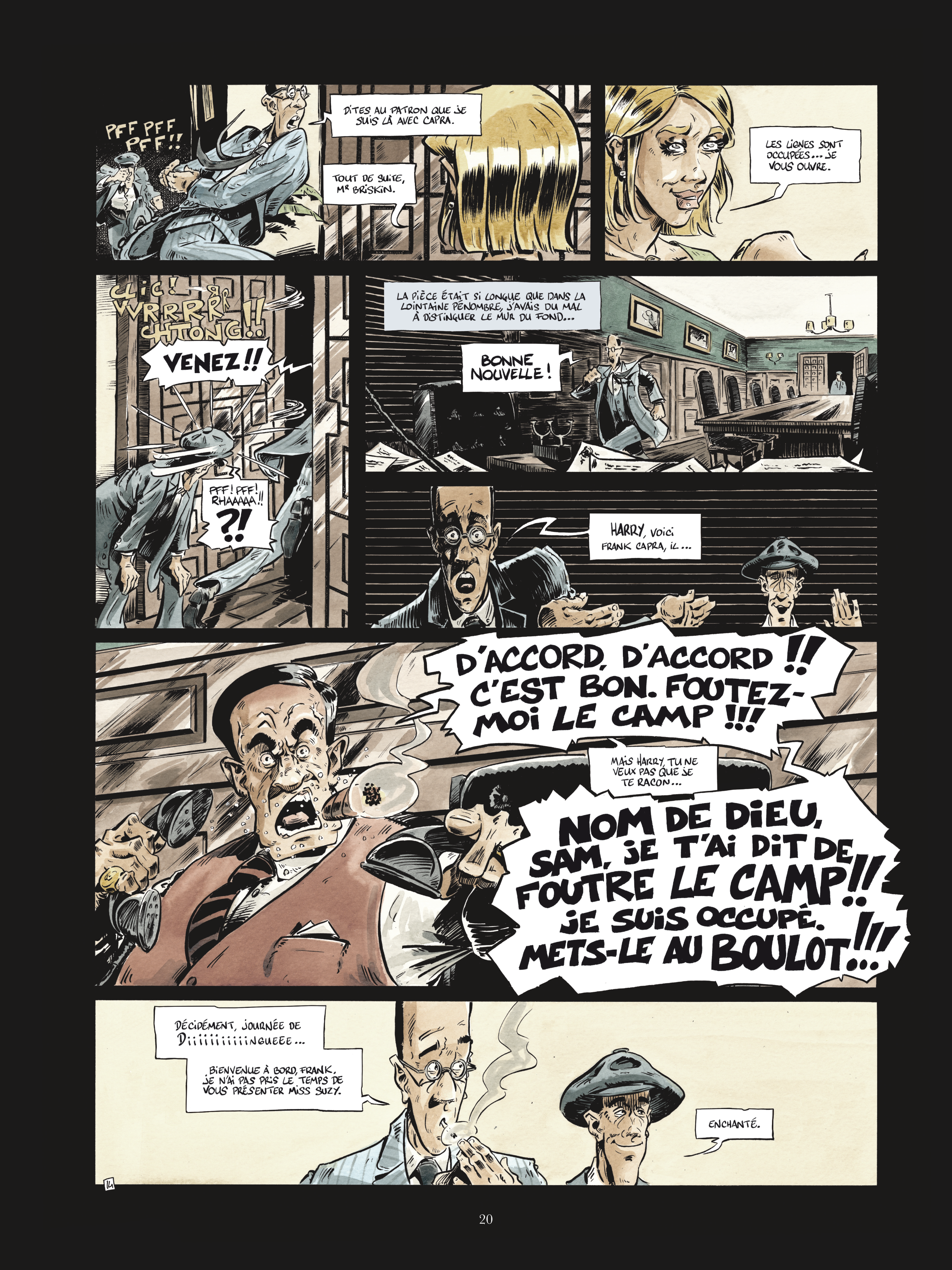 The Extravagant Mr. Capra by Arnaud Michel and Antoine Lassalle - Comic strip 