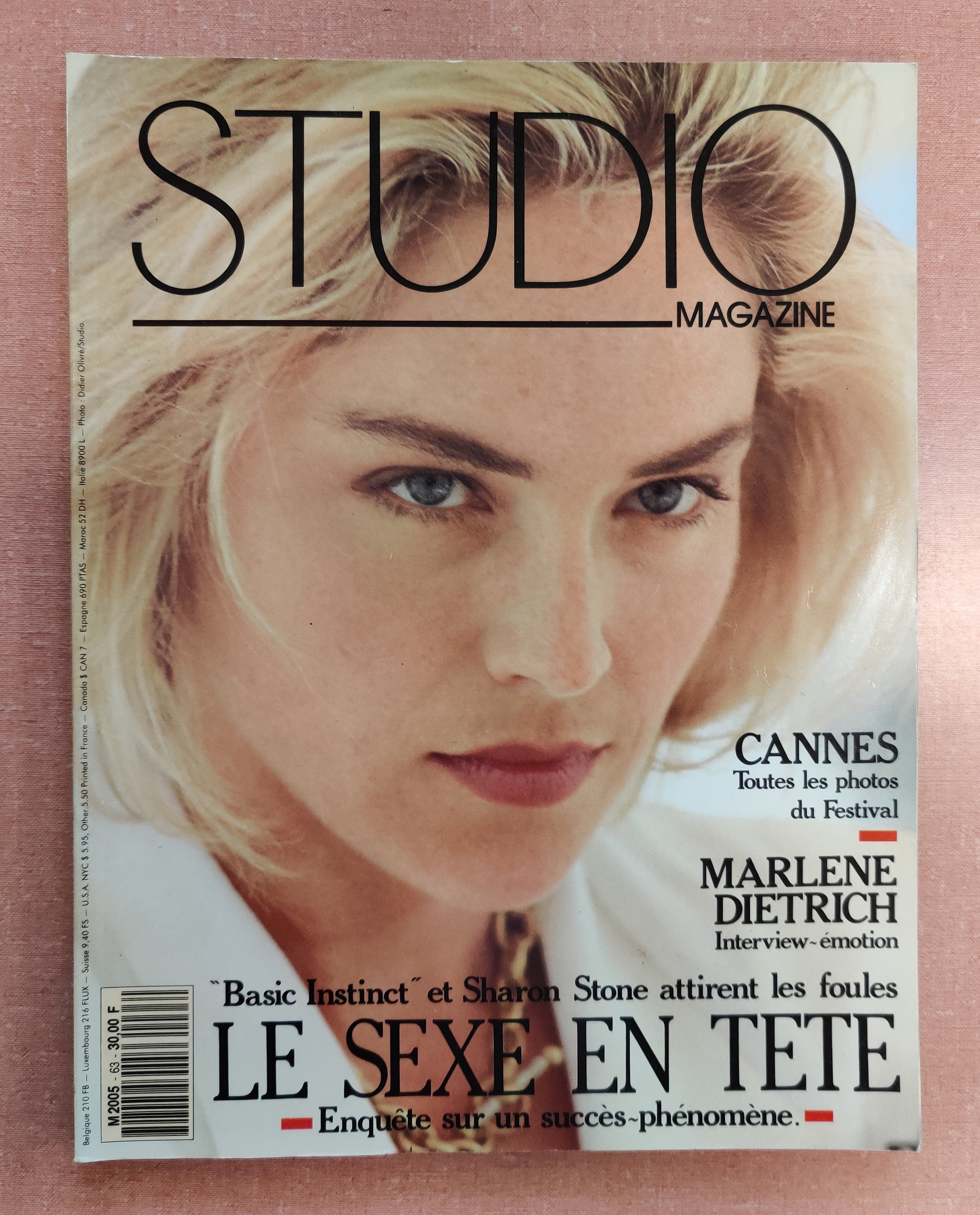 Revue Studio Magazine Spécial Cannes Basic Instinct